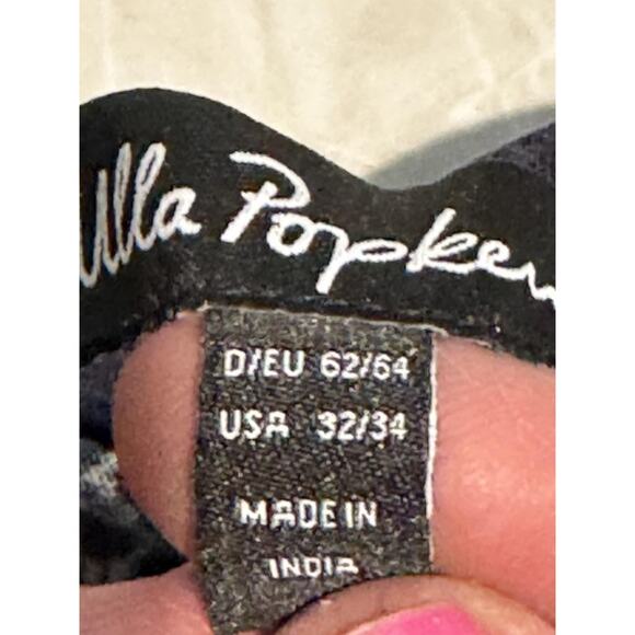 Ulla Popken Tunic Blouse Womens 32/34 Multicolor Paisley Boho Long Sleeve Top - Picture 8 of 10